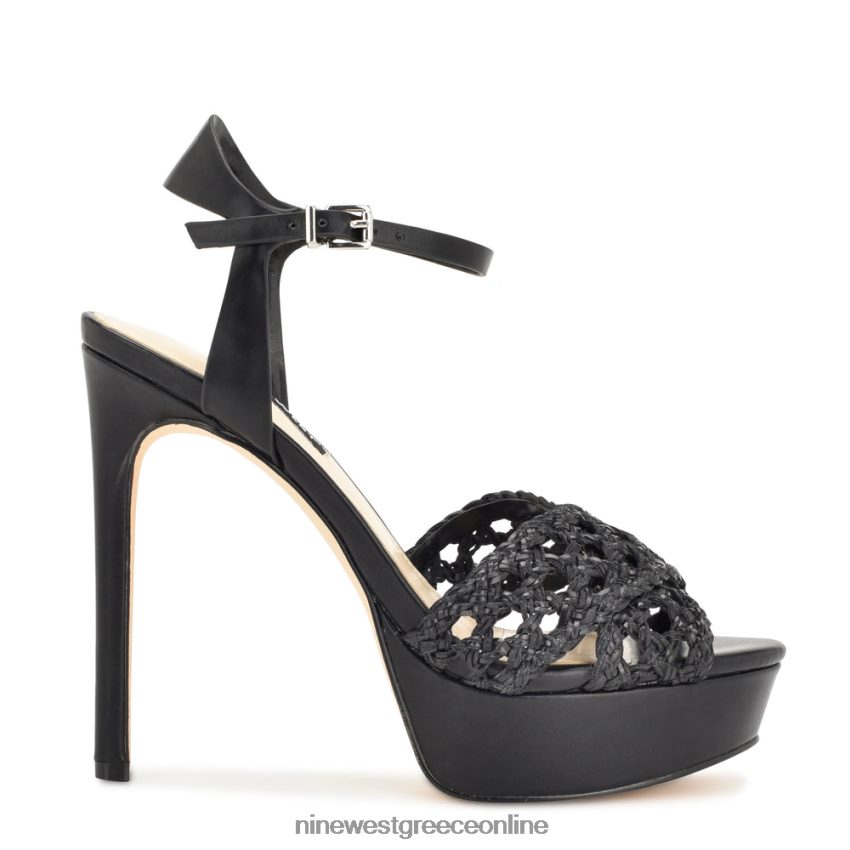 Nine West σανδάλια πλατφόρμα grecia μαύρος 48BFPH155 - Κάντε κλικ στην εικόνα για κλείσιμο