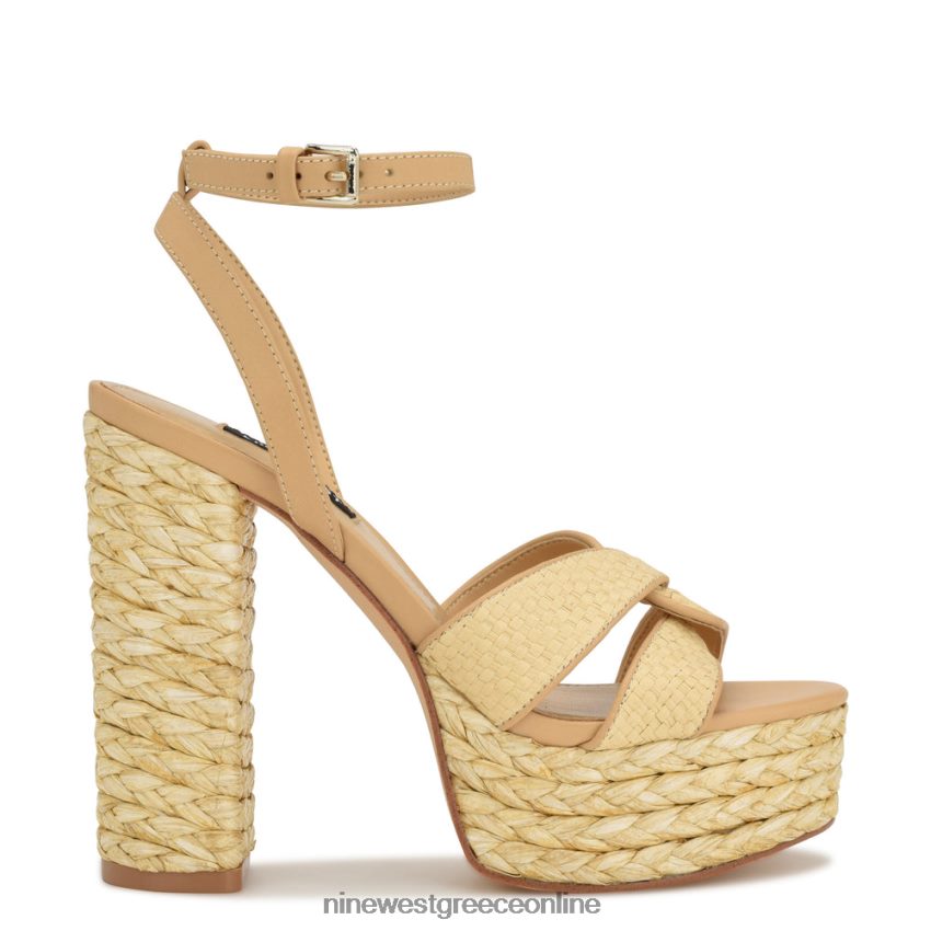 Nine West υφαντά σανδάλια πλατφόρμας hayya φυσικός 48BFPH199