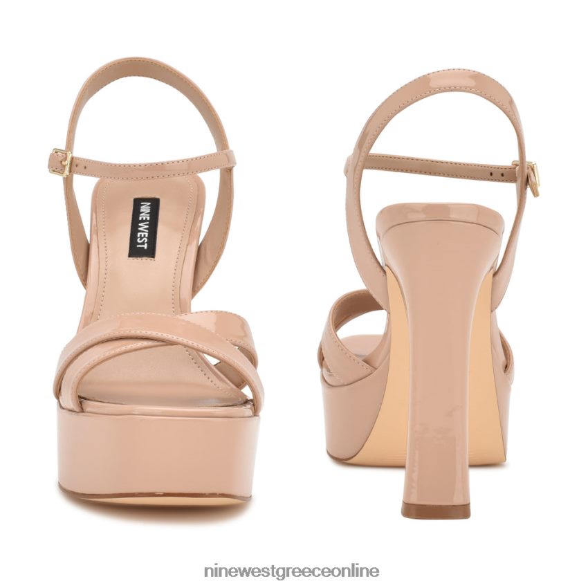 Nine West σανδάλια πλατφόρμα iriv ελαφρύ φυσικό 48BFPH297