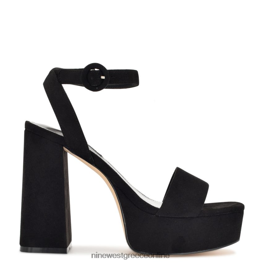 Nine West σανδάλια πλατφόρμα jans μαύρο σουέτ 48BFPH1759 - Κάντε κλικ στην εικόνα για κλείσιμο