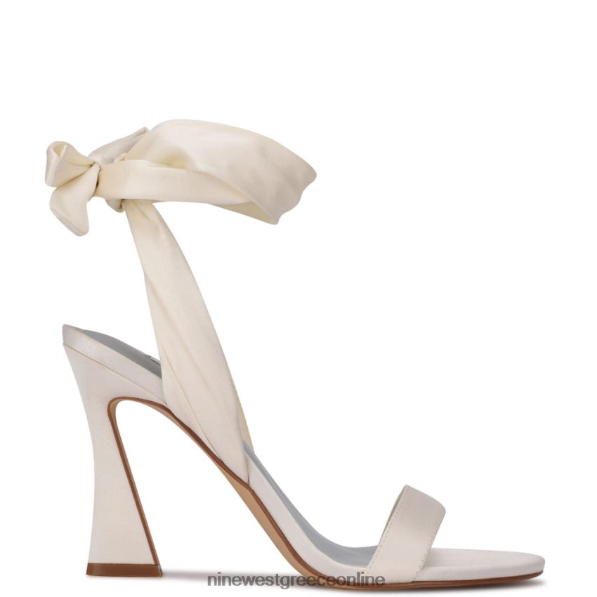 Nine West σανδάλια με τακούνι kelsie ankle wrap λευκό σατέν 48BFPH1740 - Κάντε κλικ στην εικόνα για κλείσιμο