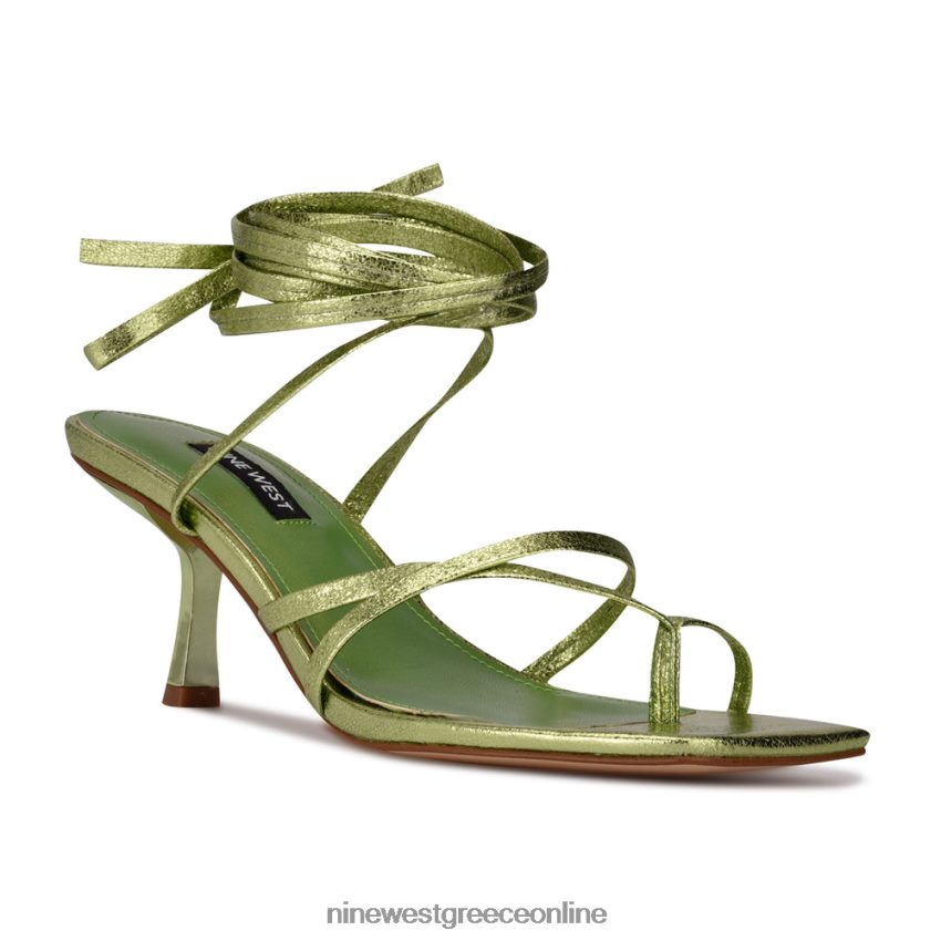 Nine West σανδάλια με τακούνι με τακούνι pina ankle wrap48BFPH1947