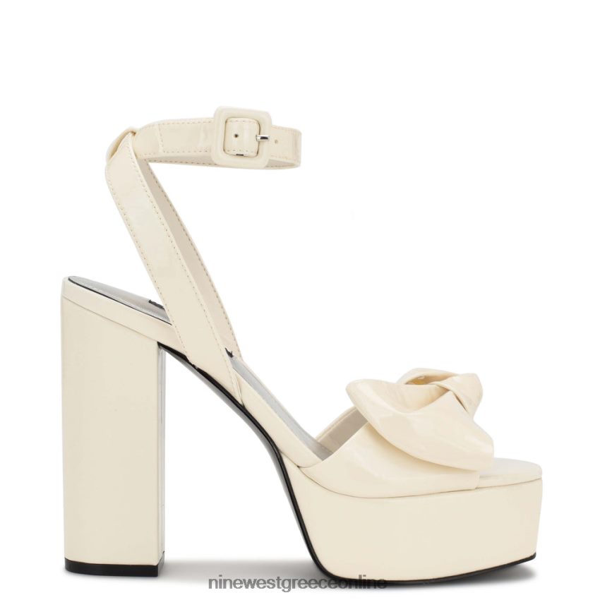 Nine West σανδάλια πλατφόρμας rippa chic cream πατέντα 48BFPH1771