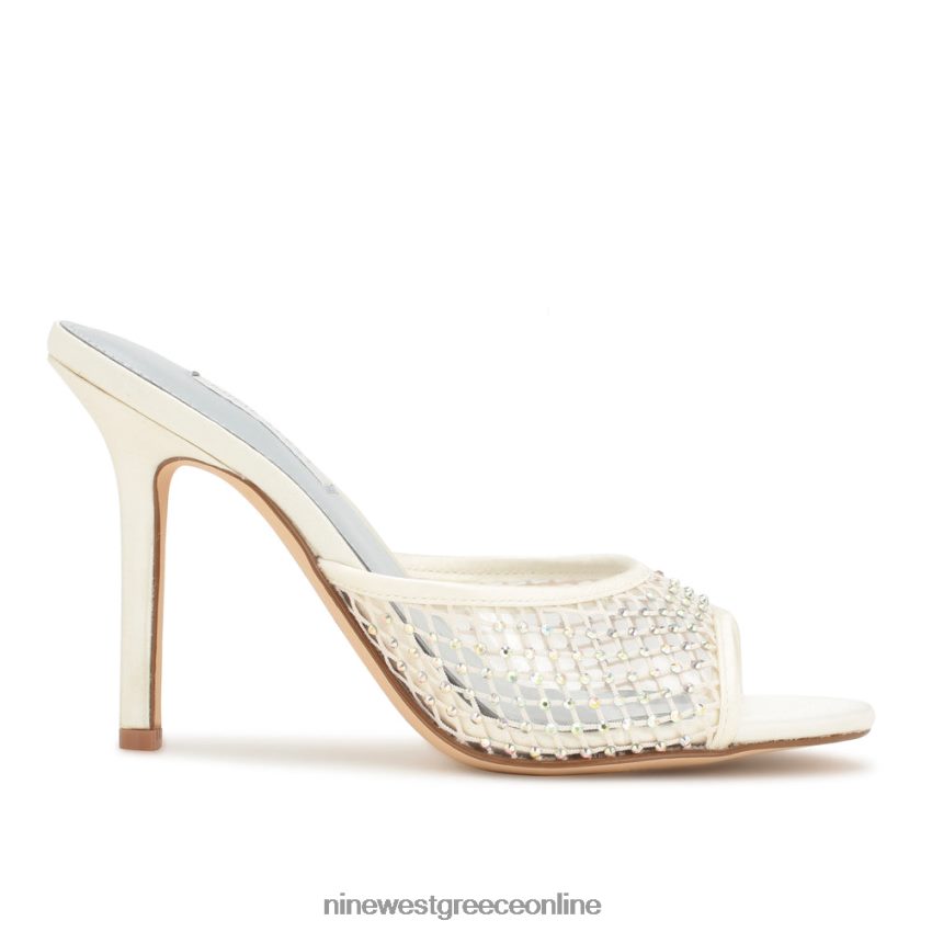 Nine West πέδιλα slide με iriep τακούνι πλέγμα από ελεφαντόδοντο 48BFPH1079