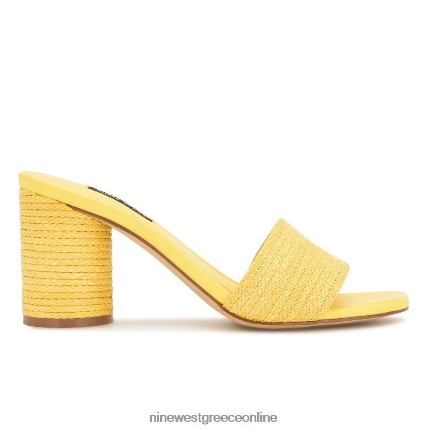 Nine West πέδιλα slide με τακούνι mapeli κίτρινος 48BFPH140 - Κάντε κλικ στην εικόνα για κλείσιμο