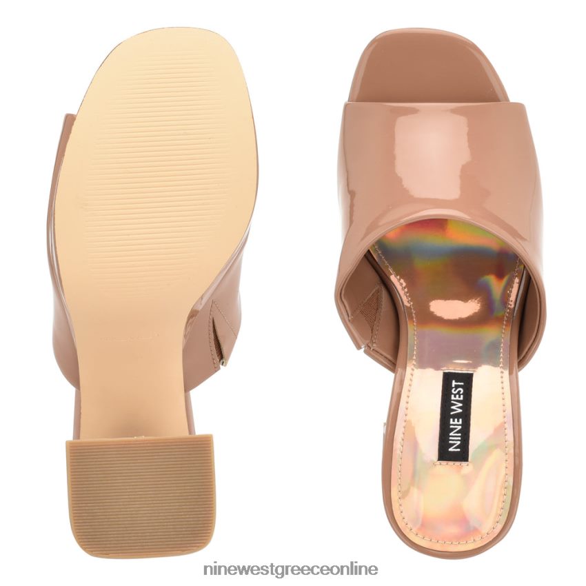 Nine West πέδιλα slide platform jilie πατέντα πηλού 48BFPH257