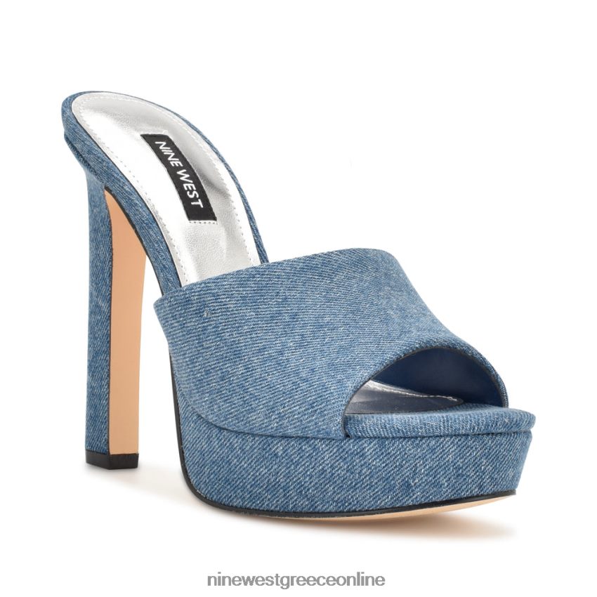 Nine West πέδιλα slide platform wilia τζην 48BFPH313