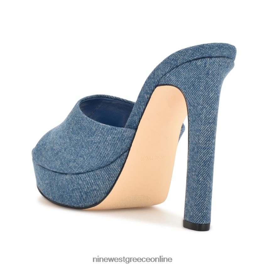 Nine West πέδιλα slide platform wilia τζην 48BFPH313