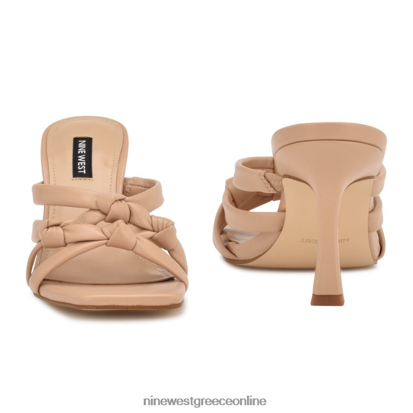 Nine West πέδιλα slide με τακούνι yeander ζεστό ρουζ 48BFPH263