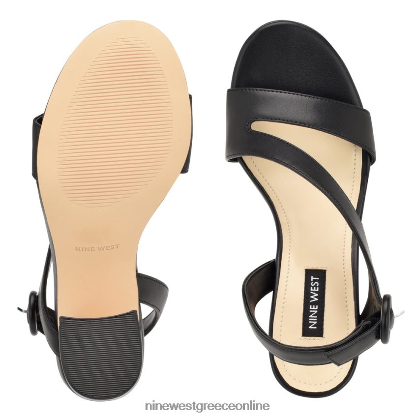 Nine West σανδάλια με τακούνι ushila μαύρος 48BFPH317