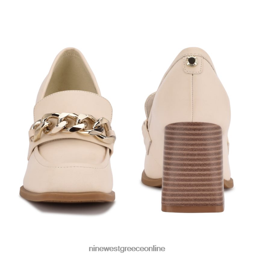 Nine West loafers με τακούνι zynga σικ κρέμα 48BFPH1234