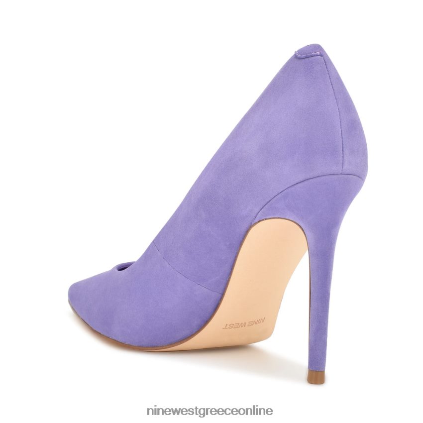 Nine West φρέσκες μυτερές αντλίες μωβ σουέτ 48BFPH1564