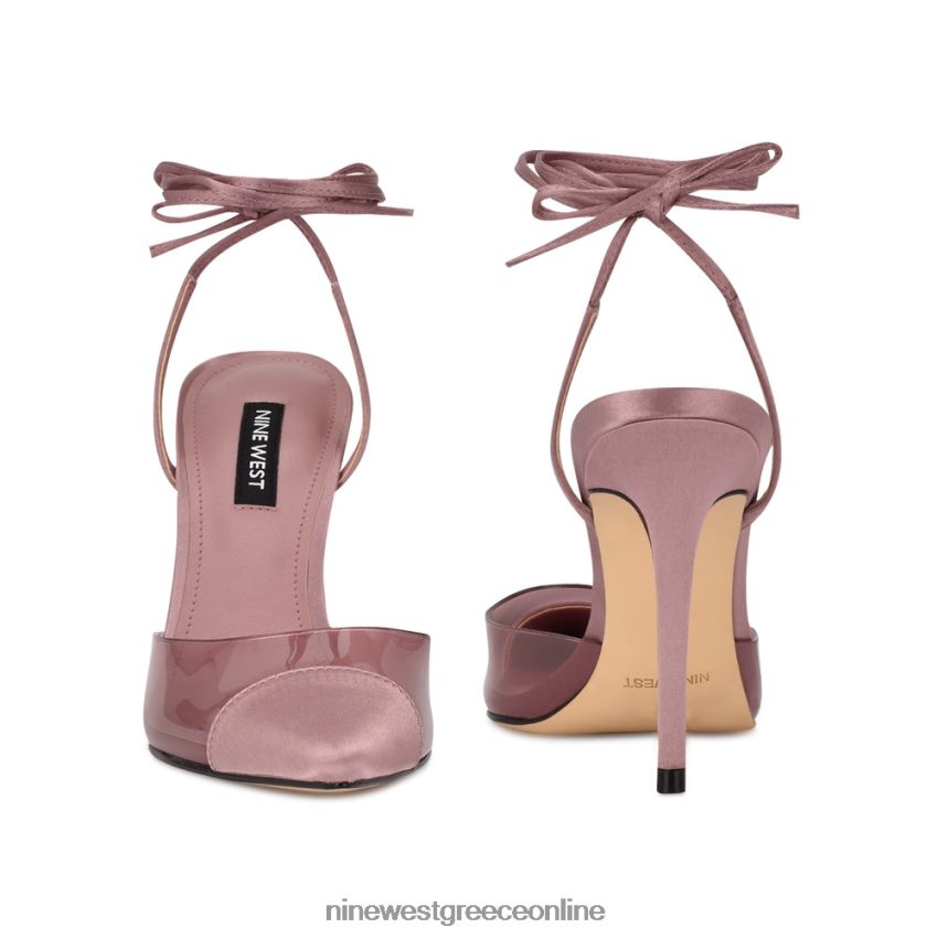 Nine West αντλίες περιτυλίγματος αστραγάλου ροζ/διαφανές 48BFPH1655