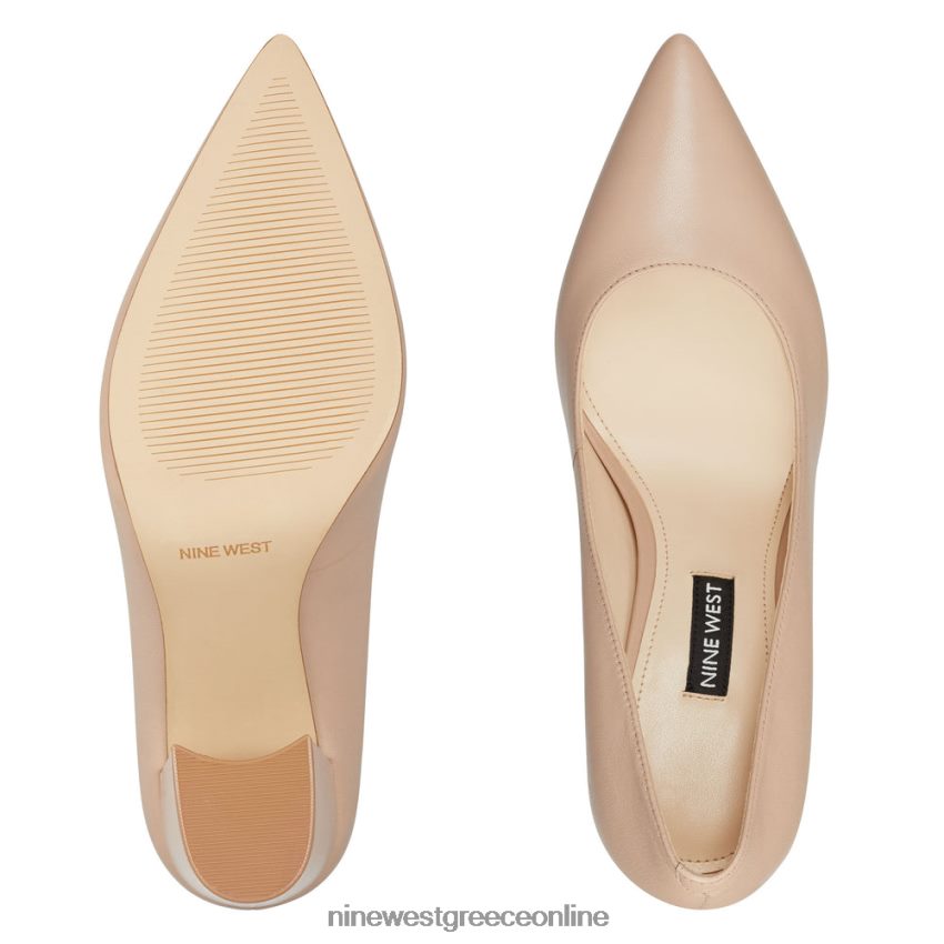 Nine West κάρα φόρεμα αντλίες μόλις γυμνό δέρμα 48BFPH2127