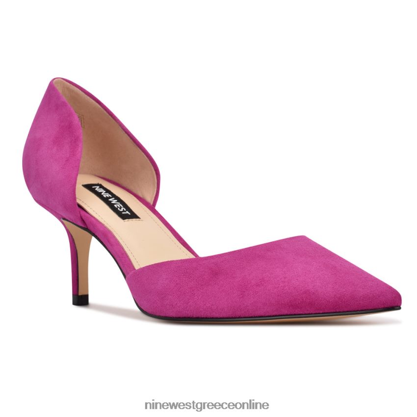 Nine West αντλίες με μυτερά δάχτυλα ροζ σουέτ 48BFPH2162