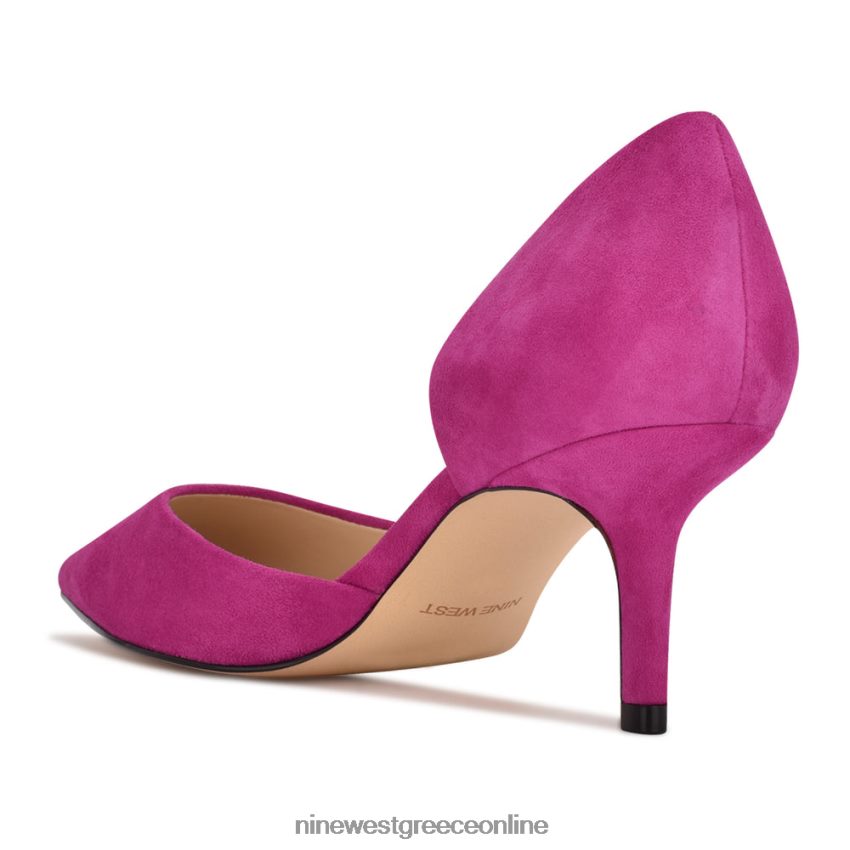 Nine West αντλίες με μυτερά δάχτυλα ροζ σουέτ 48BFPH2162