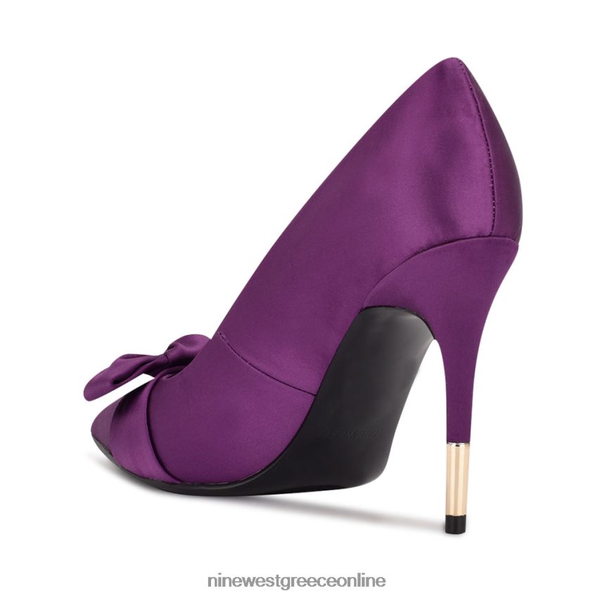 Nine West παπιγιόν φορέματα μωβ σατέν 48BFPH930