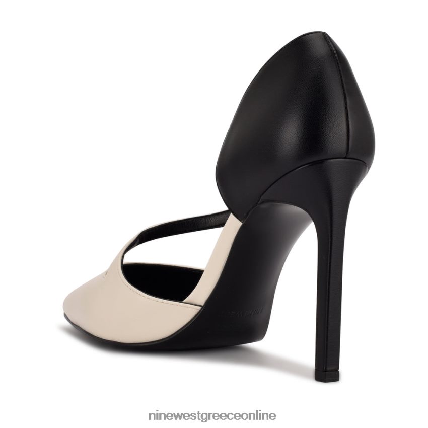 Nine West αντλία φορεμάτων δεκάδων chic κρεμ/μαύρο 48BFPH1521