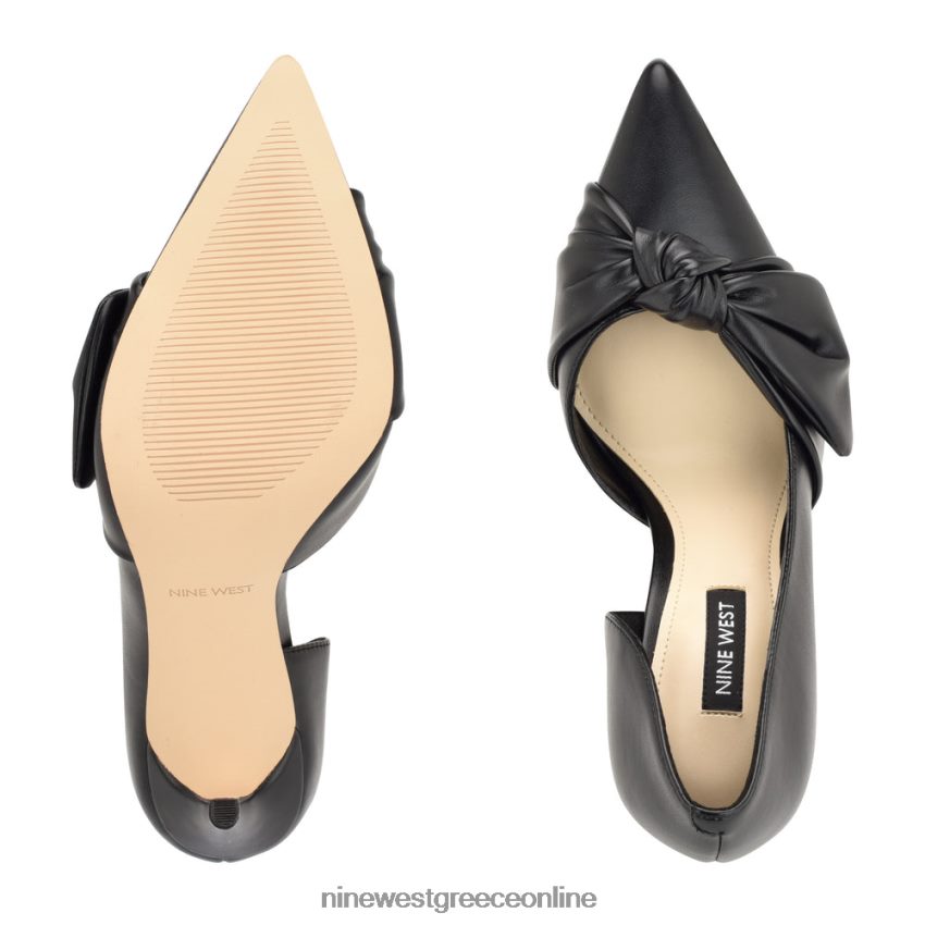 Nine West αντλίες fanz d'orsay μαύρος 48BFPH1391