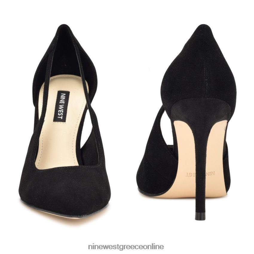 Nine West αντλίες αποκοπής favon μαύρο σουέτ 48BFPH1574