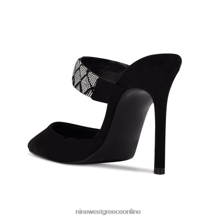 Nine West fresah μυτερές αντλίες δακτύλων μαύρο σουέτ 48BFPH1417