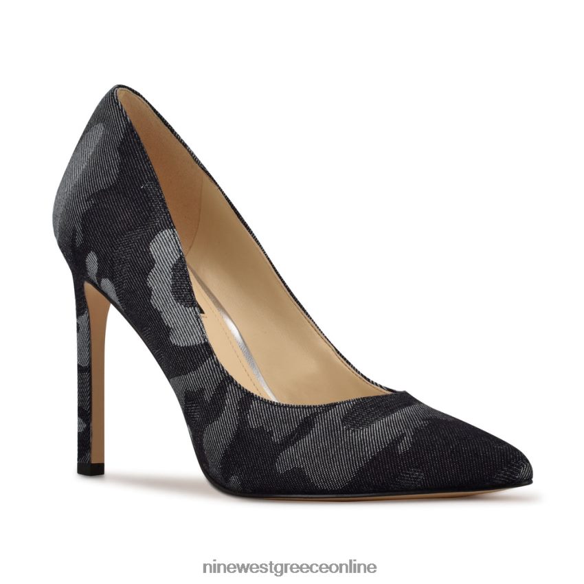 Nine West μυτερές αντλίες ποδιών tatiana denim camo 48BFPH883