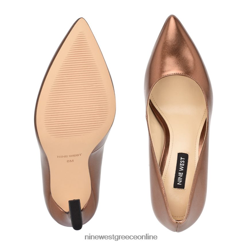 Nine West Μυτερές αντλίες μύτης trendz μπρούντζος 48BFPH1480