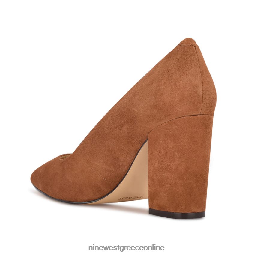 Nine West κάρα φόρεμα αντλίες σουέτ κονιάκ 48BFPH1226