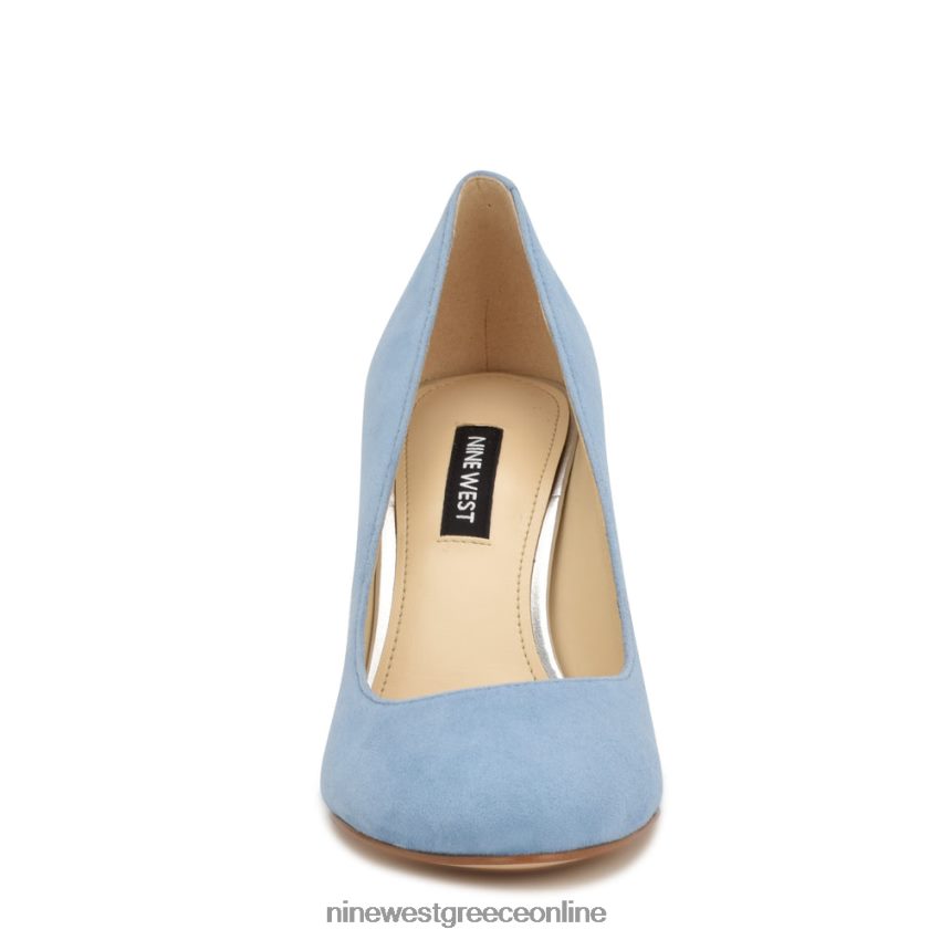 Nine West dylan στρογγυλές αντλίες δακτύλων baby blue σουέτ 48BFPH1187