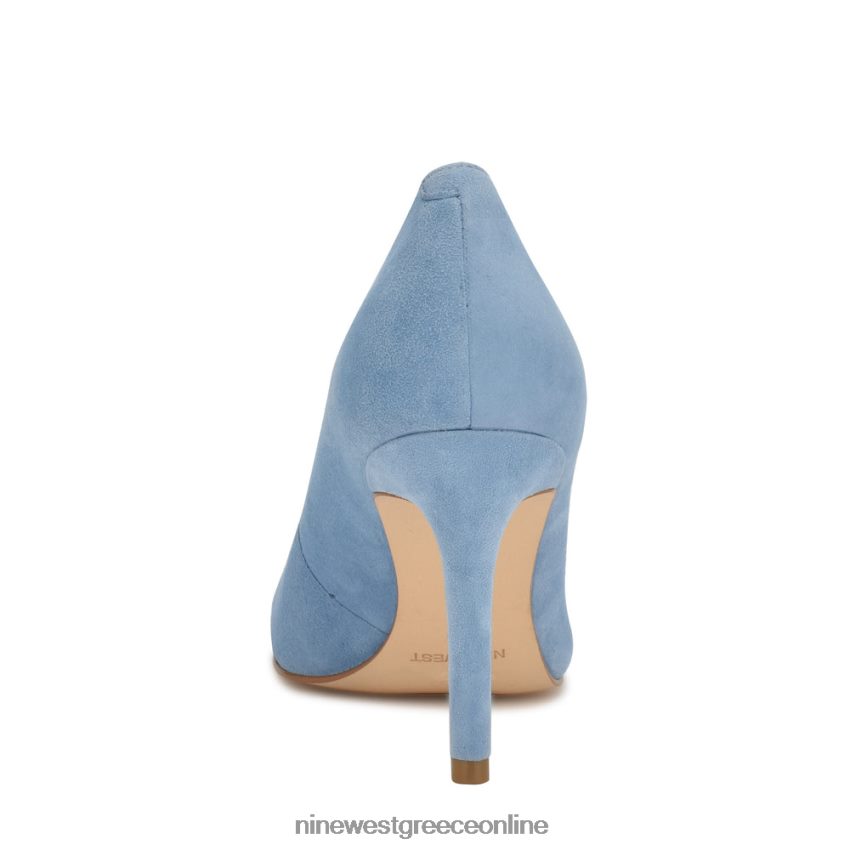 Nine West dylan στρογγυλές αντλίες δακτύλων baby blue σουέτ 48BFPH1187