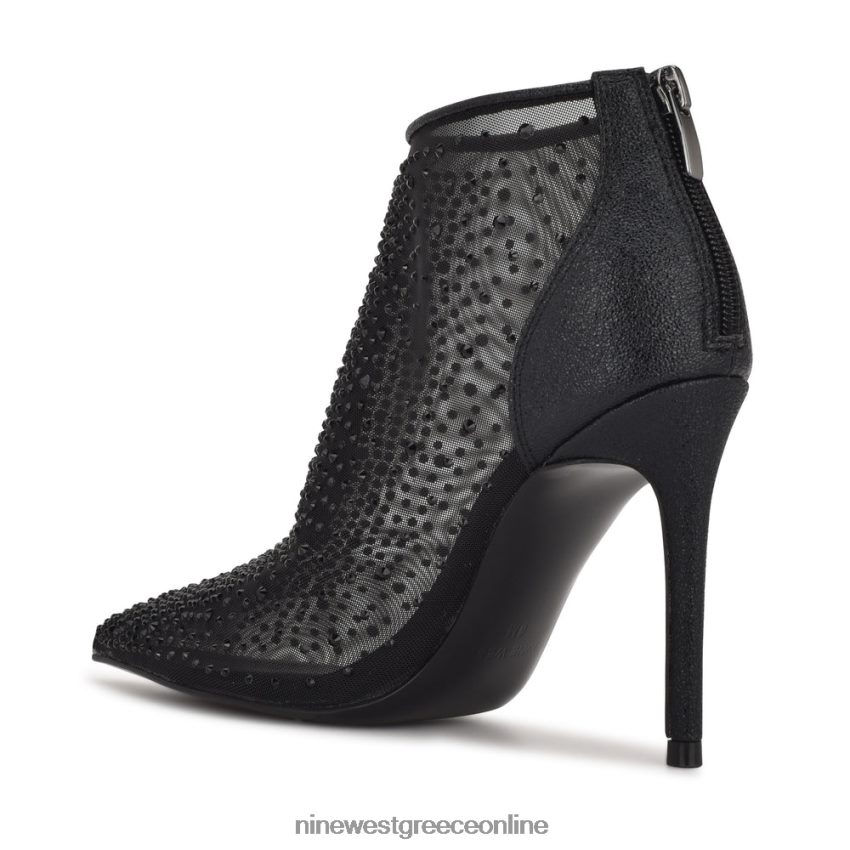 Nine West μποτάκια φορεμάτων fornow μαύρο πλέγμα 48BFPH1625