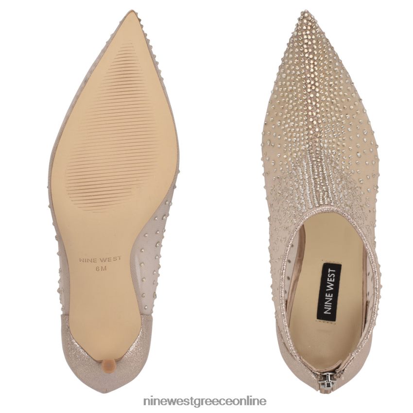 Nine West μποτάκια φορεμάτων fornow γυμνό πλέγμα 48BFPH1638