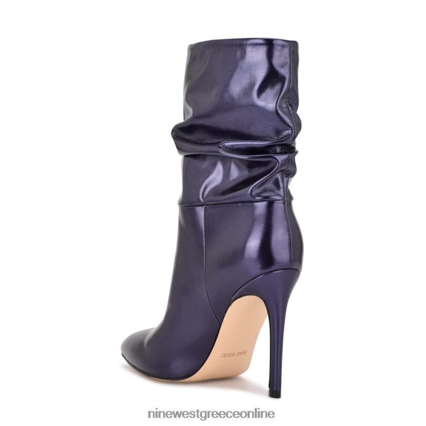 Nine West μποτάκια με φόρεμα jenn ναυτικό μεταλλικό 48BFPH1882