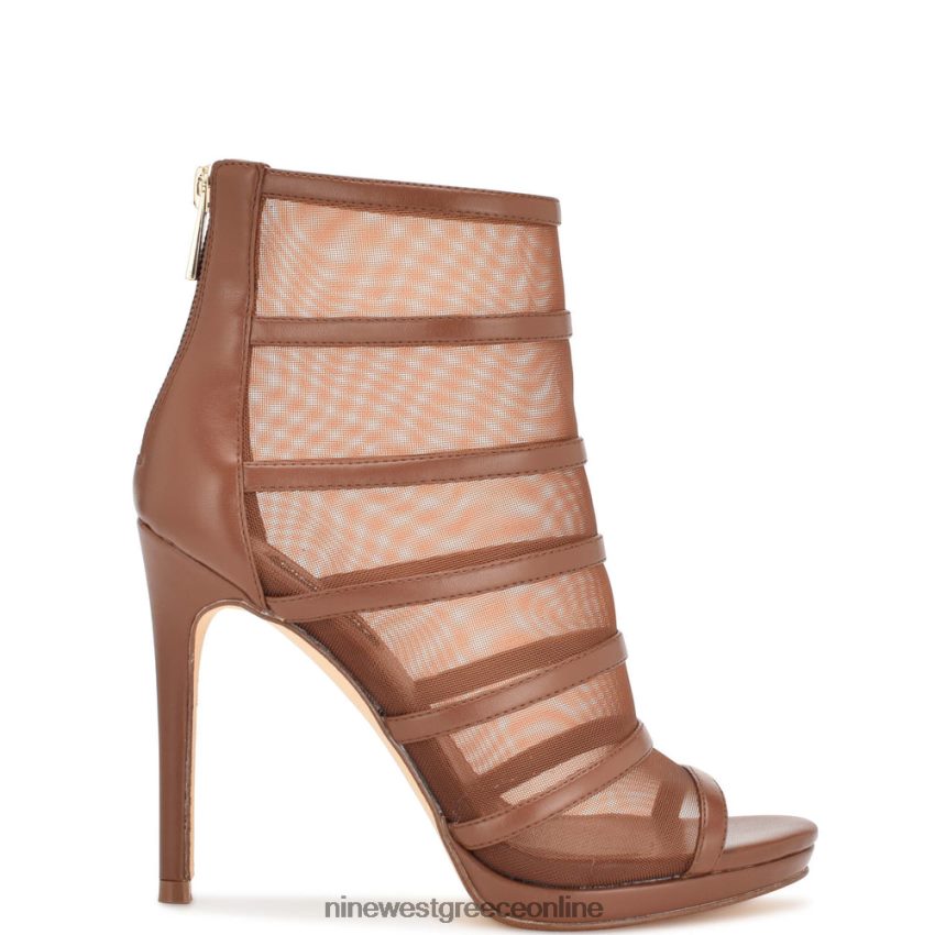 Nine West Μποτάκια peep toe larang mesh μέτριο καφέ 48BFPH1781 - Κάντε κλικ στην εικόνα για κλείσιμο