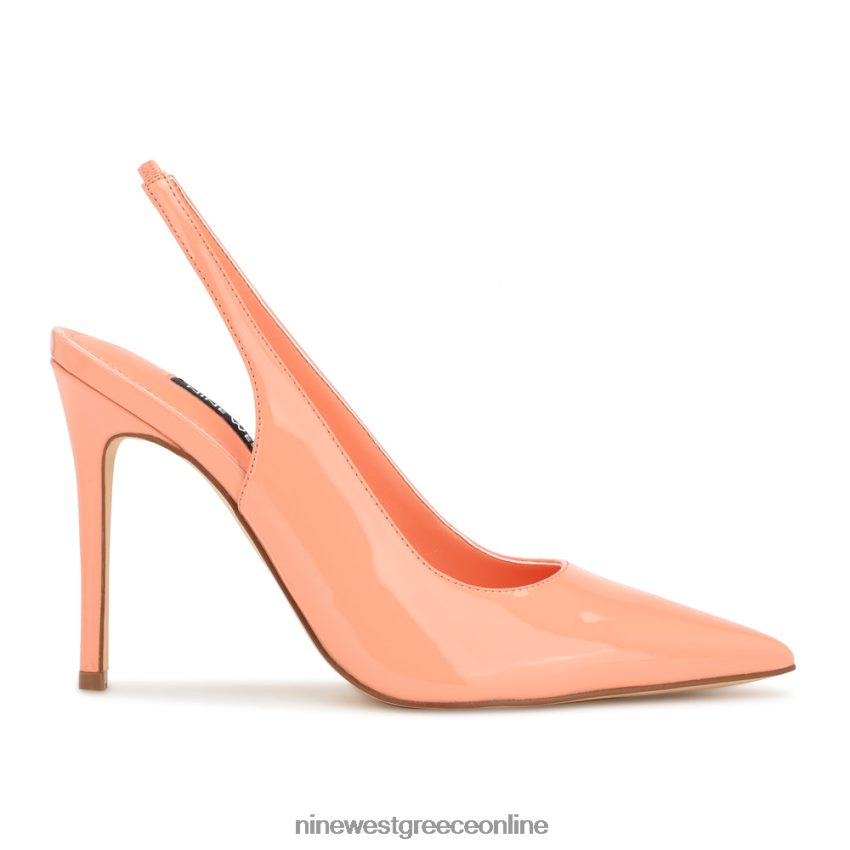 Nine West φτερά μυτερά δάχτυλα slingback αντλίες πατέντα κρέμας 48BFPH1084 - Κάντε κλικ στην εικόνα για κλείσιμο