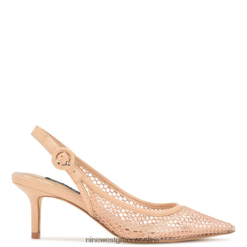 Nine West πολλές αντλίες πλέγματος slingback ζεστό ρουζ/διαφανές 48BFPH1406 - Κάντε κλικ στην εικόνα για κλείσιμο