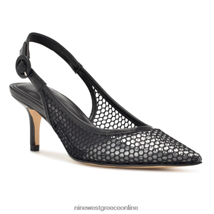 Nine West πολλές αντλίες πλέγματος slingback μαύρο/διαυγές 48BFPH1408