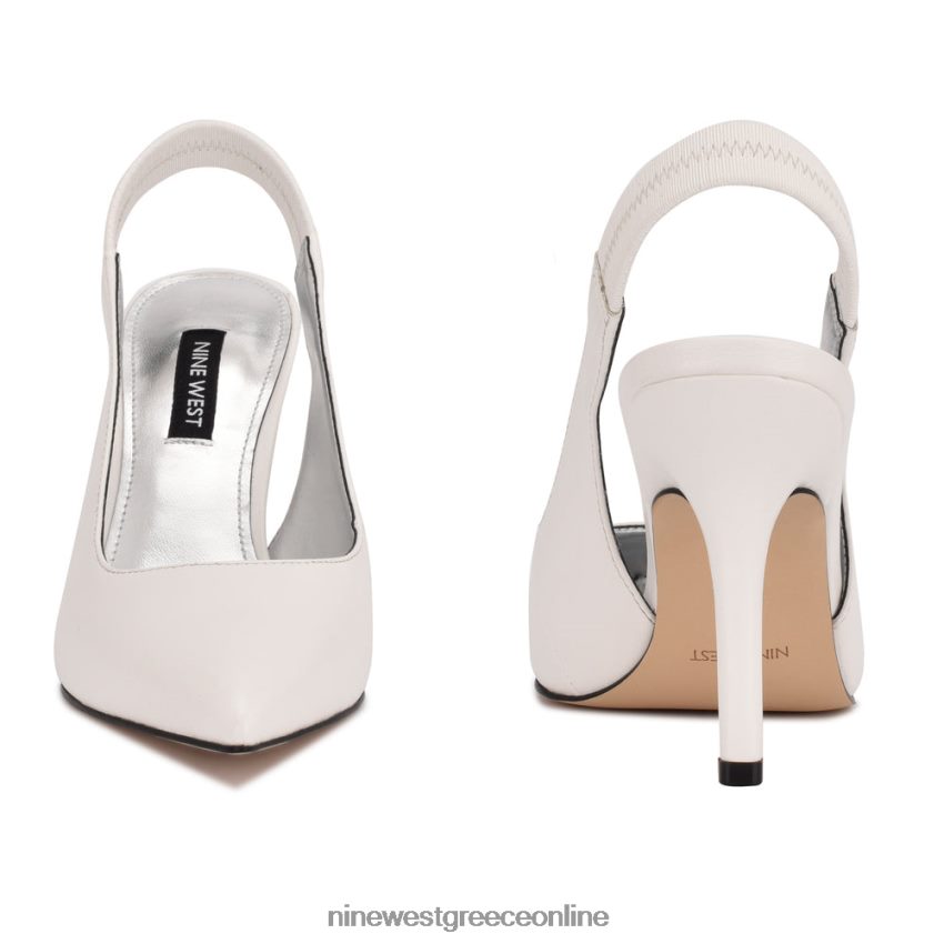 Nine West αντλίες slingback ciser άσπρο 48BFPH1114