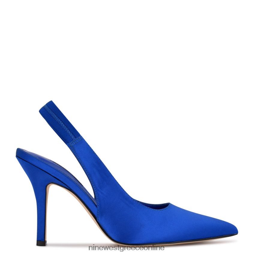 Nine West αντλίες slingback ciser μπλε σατέν 48BFPH960