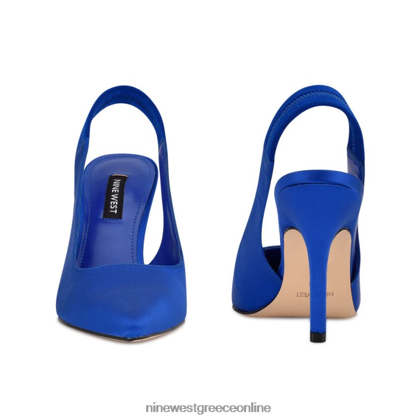 Nine West αντλίες slingback ciser μπλε σατέν 48BFPH960