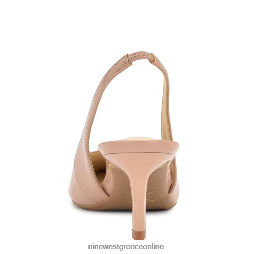 Nine West αντλίες slingback kately 9x9 μόλις γυμνό δίπλωμα ευρεσιτεχνίας 48BFPH1089