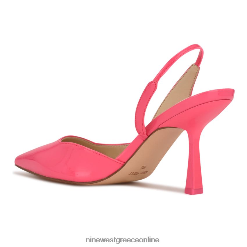 Nine West slingbacks με τακούνι mollie pointy toe Μαϊάμι ροζ 48BFPH1944