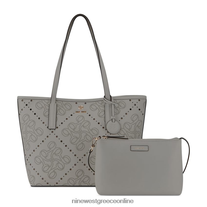 Nine West delaine 2 σε 1 tote γκρι περιστεριού 48BFPH2554