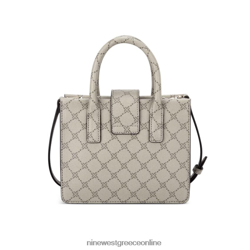 Nine West mini jet set tote kathy μπεζ λογότυπο πολυ 48BFPH2681