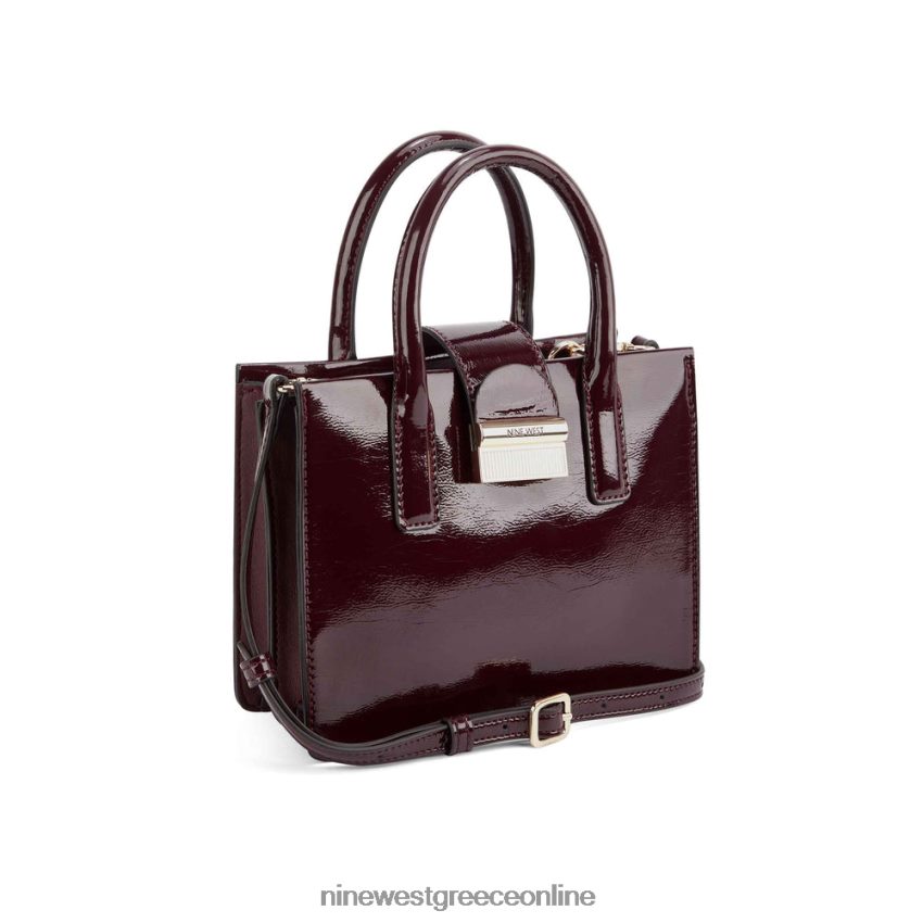 Nine West mini jet set tote kathy merlot 48BFPH2592