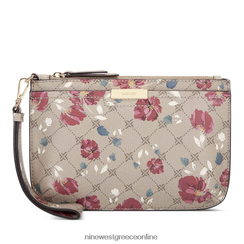 Nine West wristlet lawson φουντουκιά λουλουδάτο 48BFPH2831