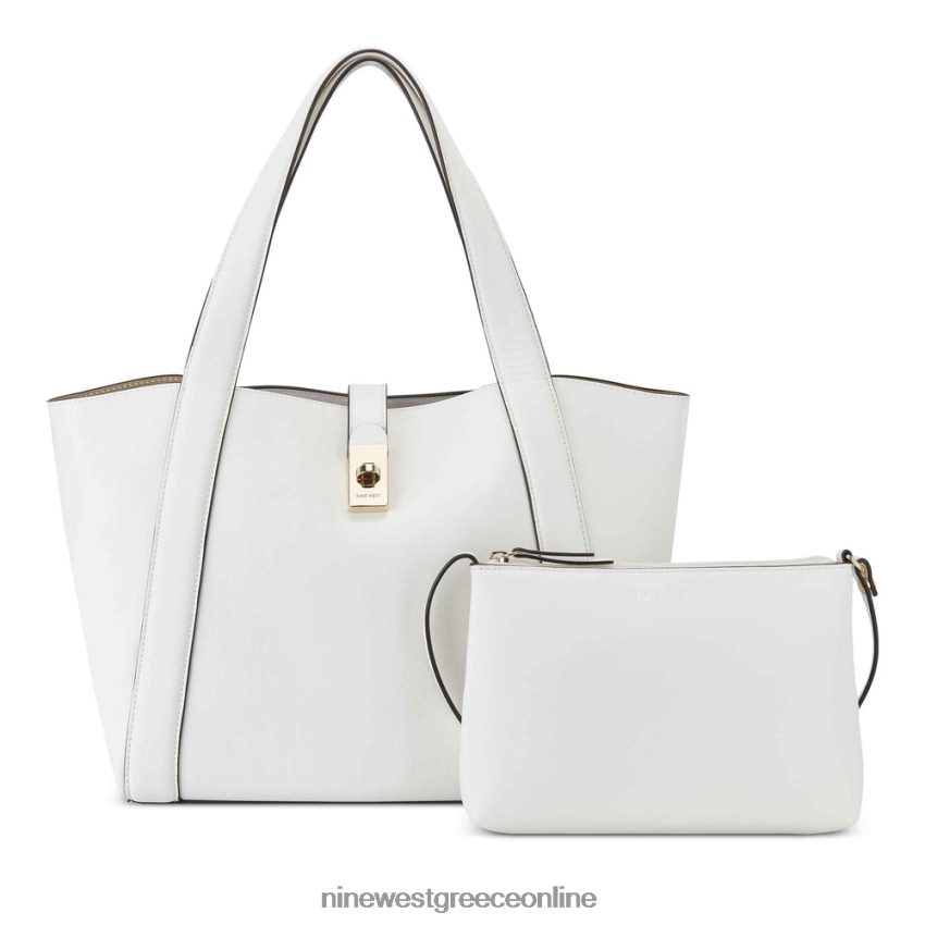 Nine West περισσότερο 2 σε 1 tote οπτικό λευκό 48BFPH2527