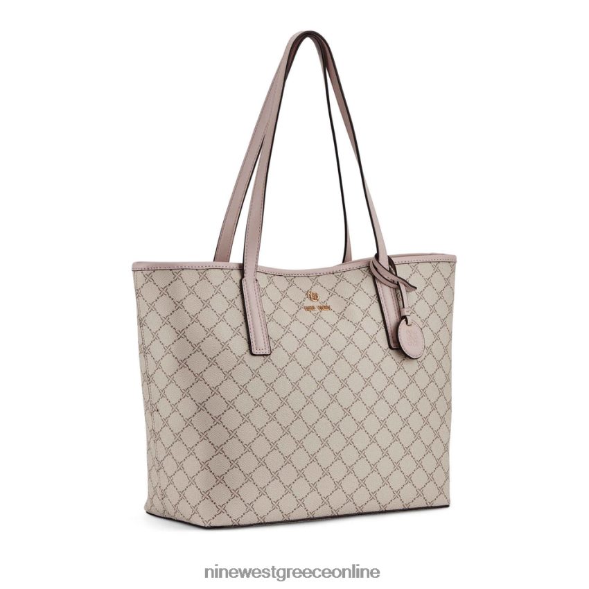 Nine West delaine 2 σε 1 tote λογότυπο μανιταριού/ροζ 48BFPH2456